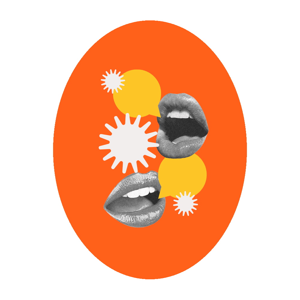 mouths talking