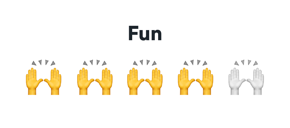 Fun 4 out of 5